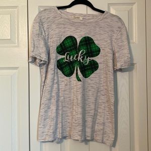 Four leaf clover t shirt